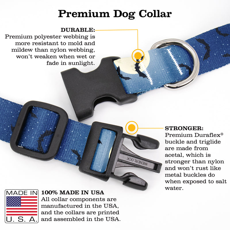 Full Moon Dog Collar - Made in USA