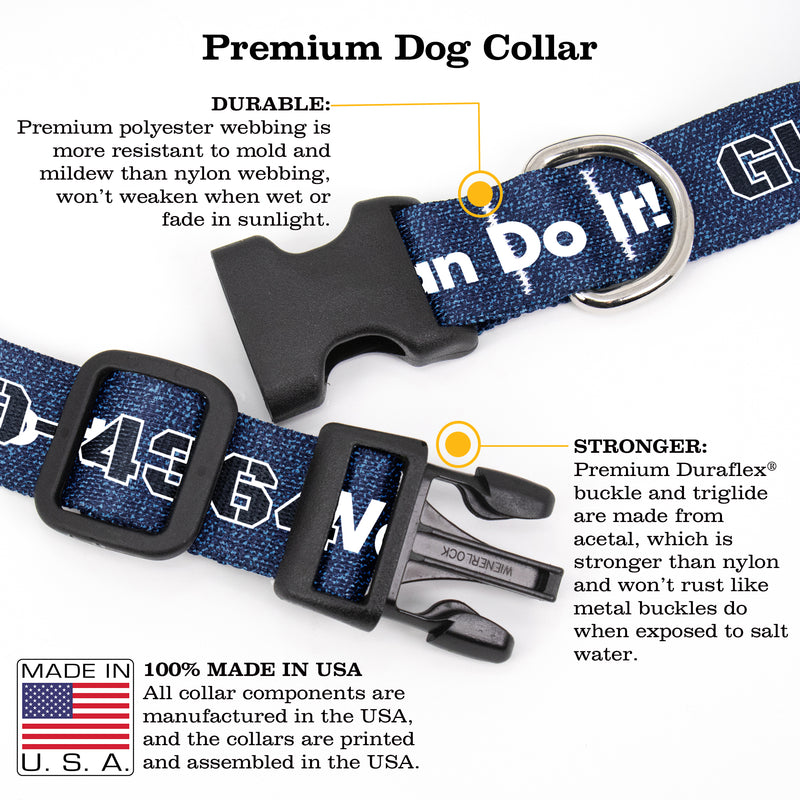 Buttonsmith Rosie Custom Dog Collar - Made in USA