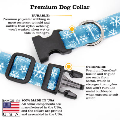Snowflake Dog Collar - Made in USA