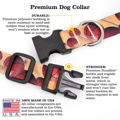 Basketball Dog Collar - Made in USA
