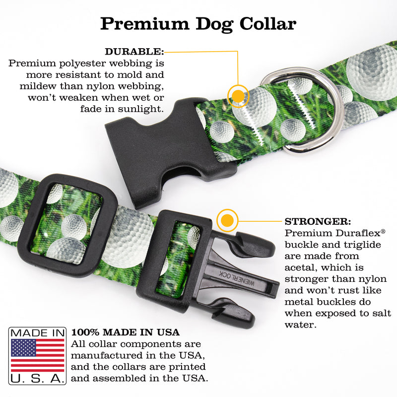 Golf Dog Collar - Made in USA