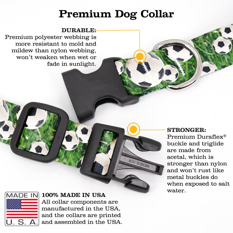 Soccer Dog Collar - Made in USA