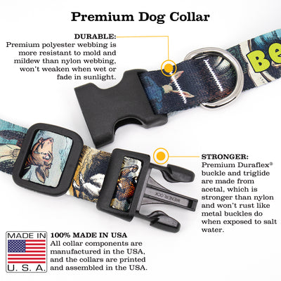 Buttonsmith Wonderland Custom Dog Collar - Made in USA