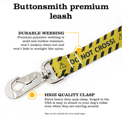 Caution Fab Grab Leash - Made in USA