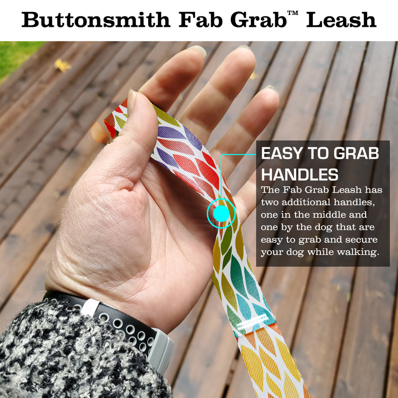 Color Leaves Fab Grab Leash - Made in USA