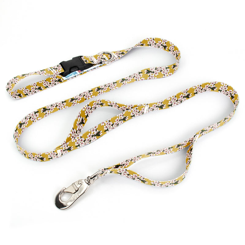 Gold Cherry Fab Grab Leash - Made in USA