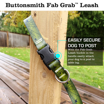 Spider Web Fab Grab Leash - Made in USA