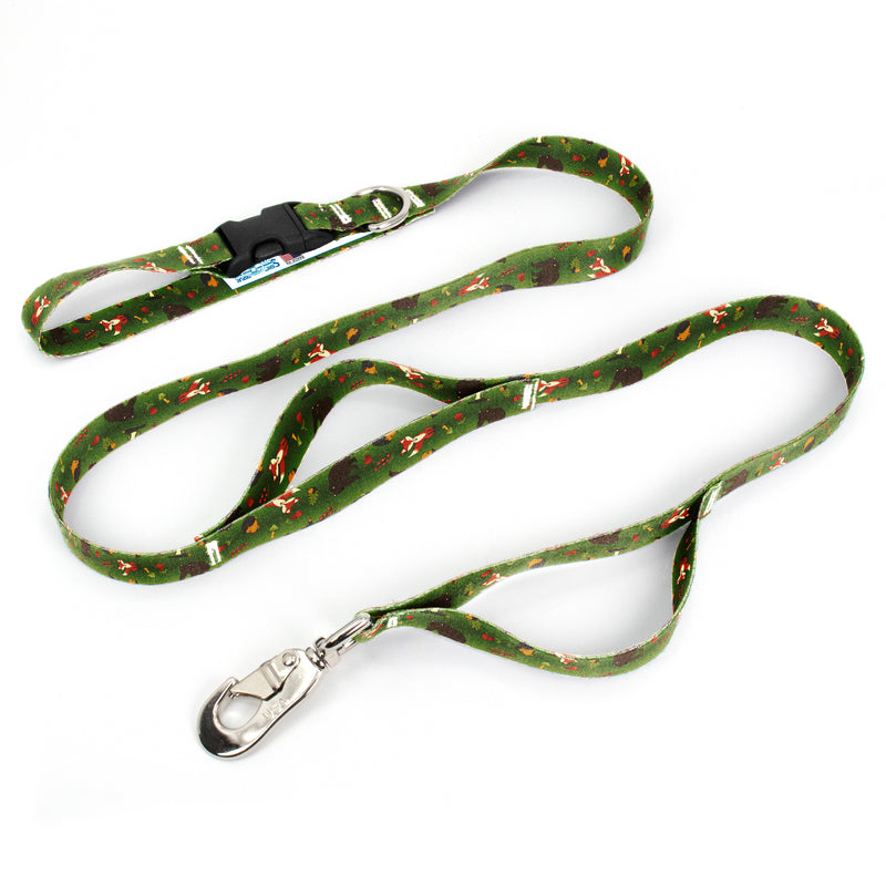 Woodland Creatures Fab Grab Leash - Made in USA