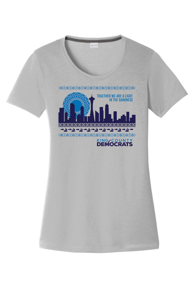 King County Democrats T-Shirt - Buttonsmith Inc.