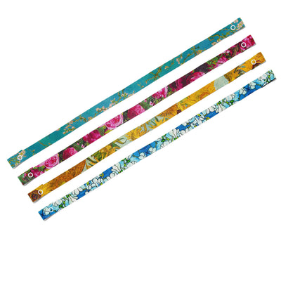Art Mask Lanyards - Set of 4 - Featuring the art of Van Gogh, Tiffany and Waldmueller - Made in USA