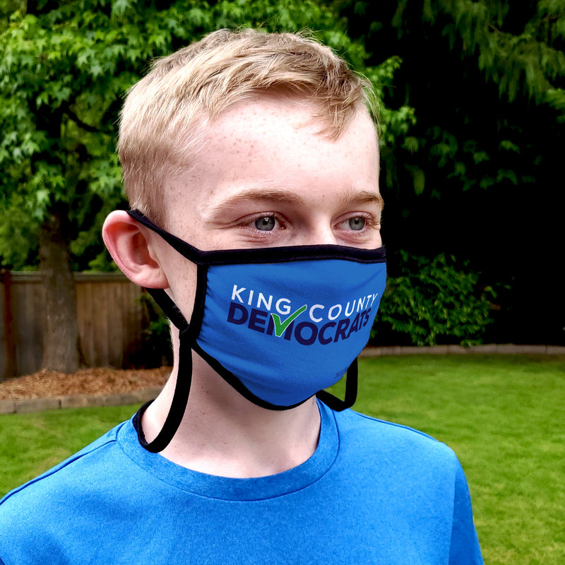 King County Democrats Cloth Face Mask - Buttonsmith Inc.