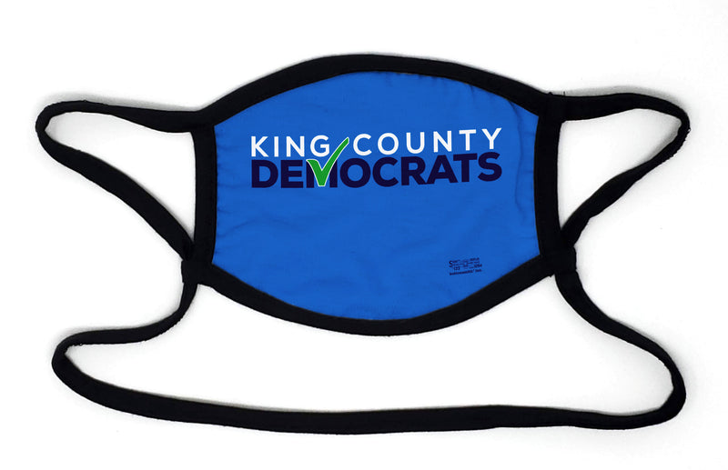 King County Democrats Cloth Face Mask - Buttonsmith Inc.