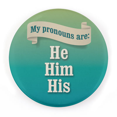 Banner 2.25" Pronoun Buttons