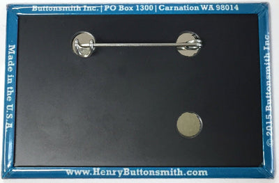 Buttonsmith® Reusable Pinback Name Tag - Pack of 25 - Buttonsmith Inc.