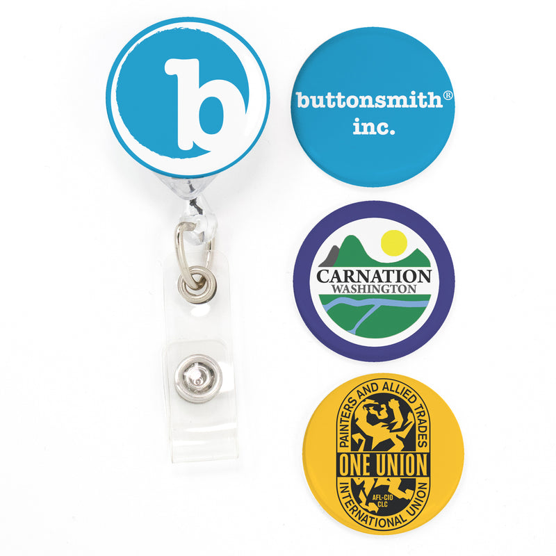 Buttonsmith® CUSTOM Tinker Reel® Badge Reel – Made in USA