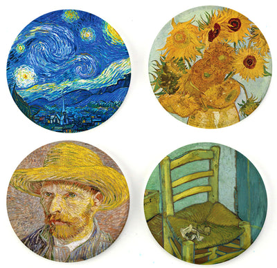 Buttonsmith® Van Gogh Tinker Top® Set – Made in USA – for use with Tinker Reel® Badge Reels - Buttonsmith Inc.