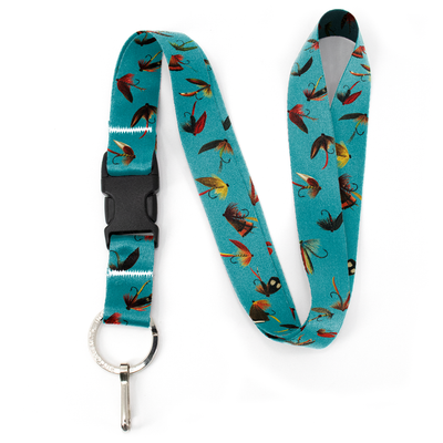 Fly Fishing Premium Lanyard - with Buckle and Flat Ring - Made in the USA