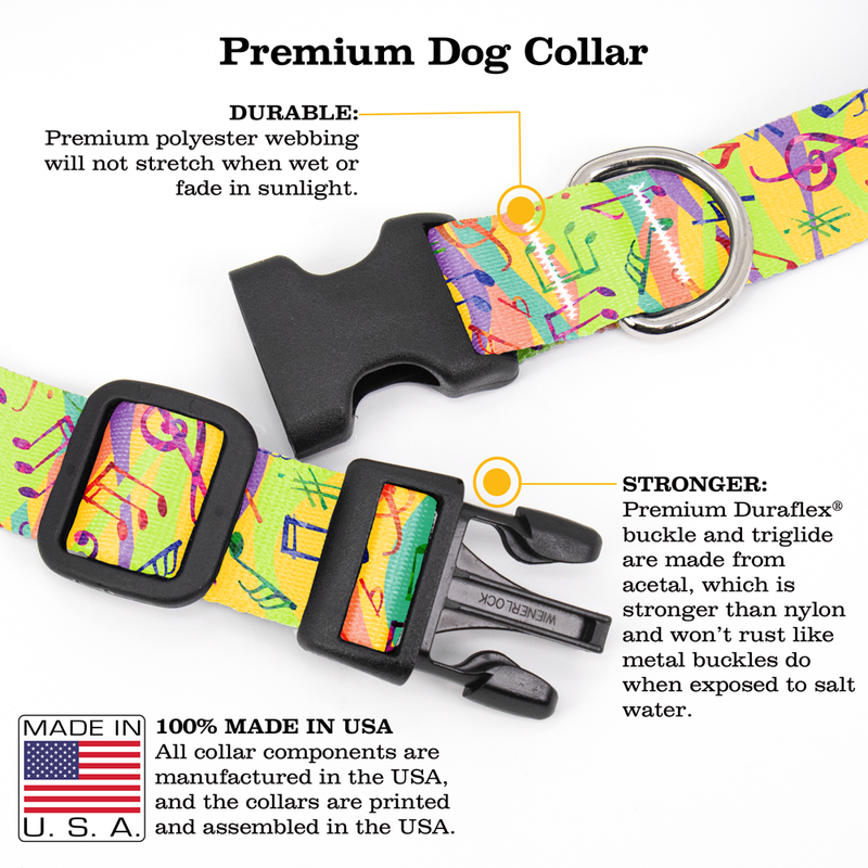 Melody Dog Collar - Made in USA