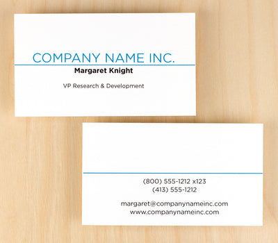 Custom Premium Business Cards - Above the Line - Buttonsmith Inc.