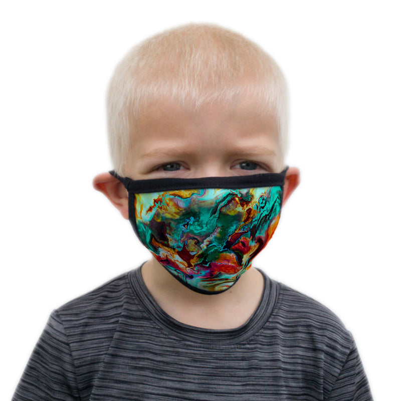 Buttonsmith Paint Child Face Mask with Filter Pocket - Made in the USA - Buttonsmith Inc.