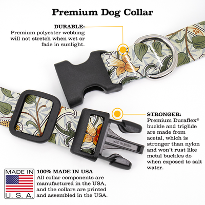Morris Daffodil Dog Collar - Made in USA