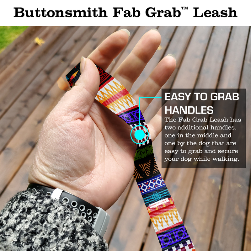 Multicultural Fab Grab Leash - Made in USA