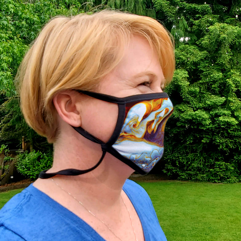 Buttonsmith Jupiter Adult Adjustable Face Mask with Filter Pocket - Made in the USA - Buttonsmith Inc.