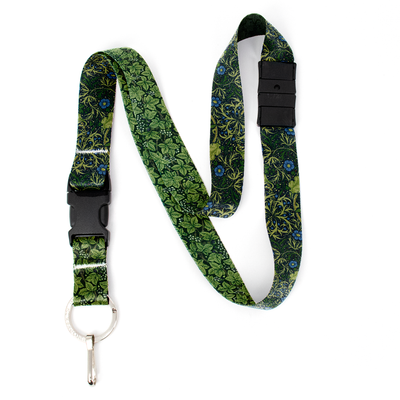 Morris Seaweed Breakaway Lanyard - with Buckle and Flat Ring - Made in the USA