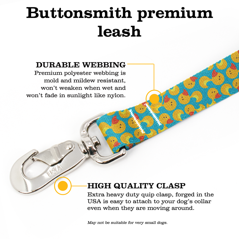 Just Ducky Fab Grab Leash - Made in USA