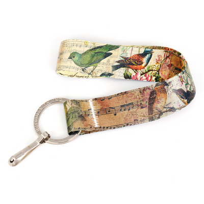 Birdsong Wristlet Lanyard - with Buckle and Flat Ring - Made in the USA