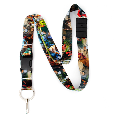 Chick Pix Breakaway Lanyard - with Buckle and Flat Ring - Made in the USA