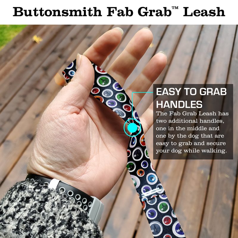 The Eyes Have It Fab Grab Leash - Made in USA
