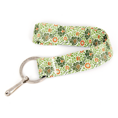 Morris Grafton Wristlet Lanyard - Short Length with Flat Key Ring and Clip - Made in the USA