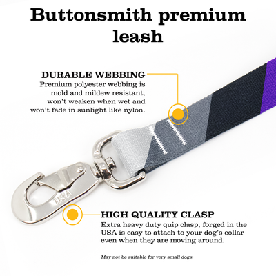 Pride Asexual Fab Grab Leash - Made in USA