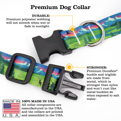 Mountain Views Dog Collar - Made in USA