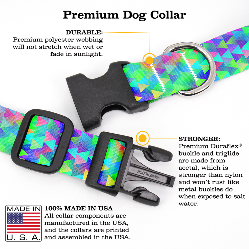 Intensity Triagular Dog Collar - Made in USA