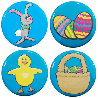 Buttonsmith® 1.25" Easter Refrigerator Magnets - Set of 4 - Buttonsmith Inc.
