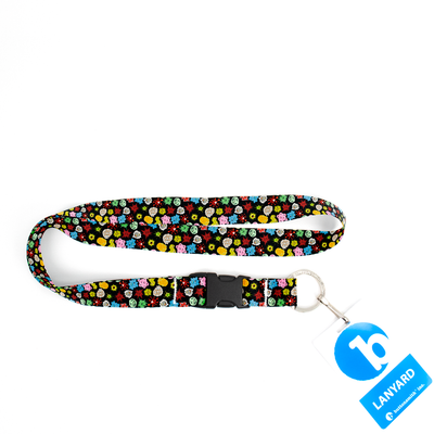 Microbiome Premium Lanyard - with Buckle and Flat Ring - Made in the USA