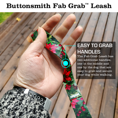 Holiday Flora Fab Grab Leash - Made in USA