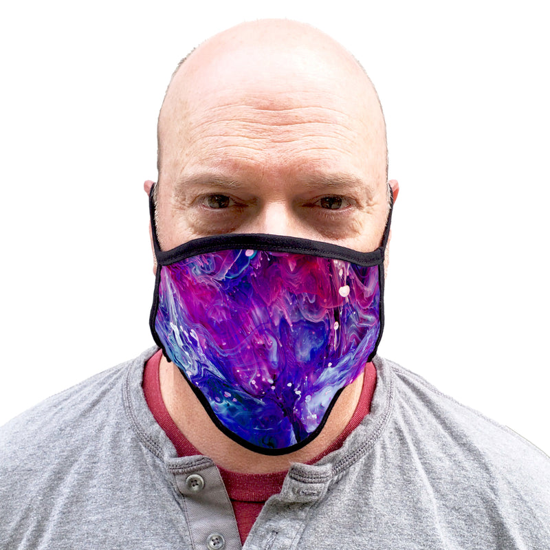 Buttonsmith Resin Adult XL Adjustable Face Mask with Filter Pocket - Made in the USA - Buttonsmith Inc.