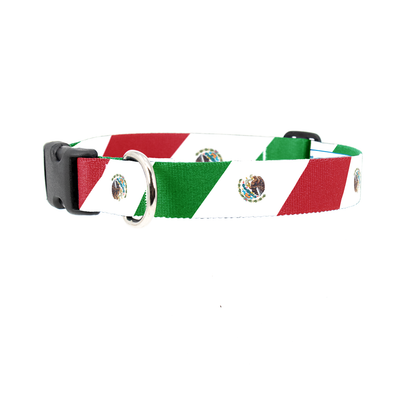 Flags Mexican Dog Collar - Made in USA