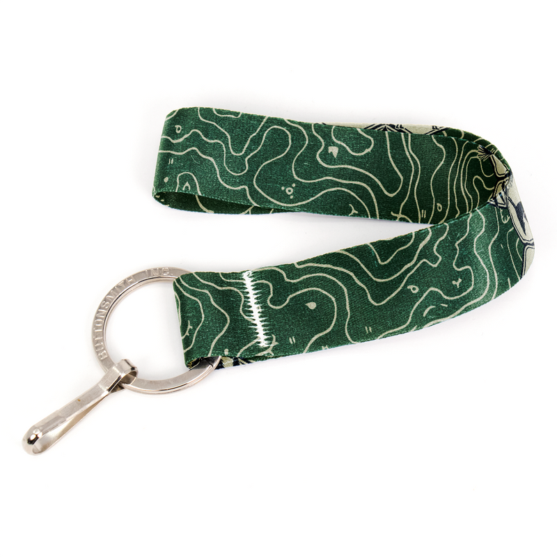 Back Country Wristlet Lanyard - with Buckle and Flat Ring - Made in the USA