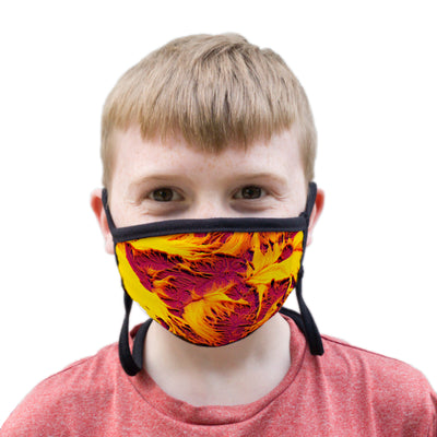 Buttonsmith Surreal Youth Adjustable Face Mask with Filter Pocket - Made in the USA - Buttonsmith Inc.
