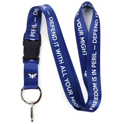 Buttonsmith Freedom Lanyard - Made in USA - Buttonsmith Inc.