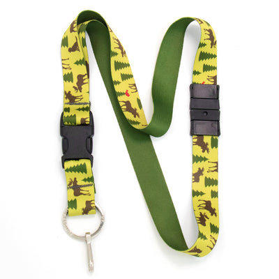 Buttonsmith Moosewoods Breakaway Lanyard - Made in USA - Buttonsmith Inc.