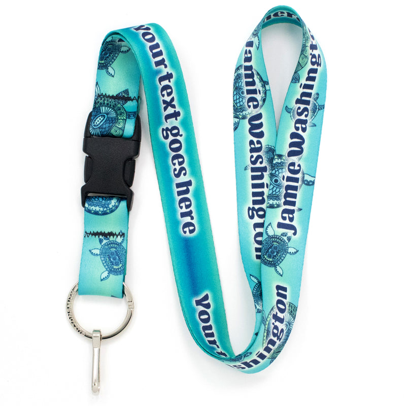 Buttonsmith Turtles Custom Lanyard - Made in USA - Buttonsmith Inc.