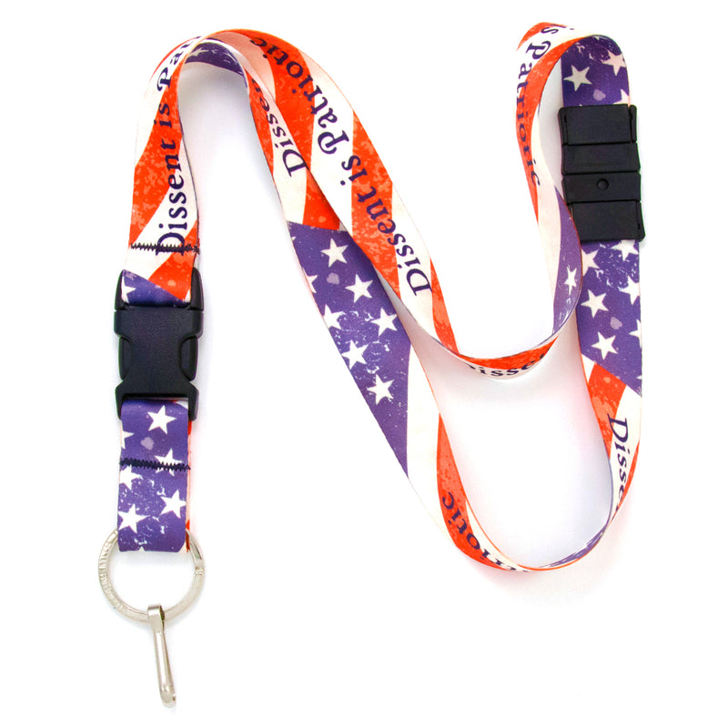Buttonsmith Dissent Breakaway Lanyard - Made in USA - Buttonsmith Inc.