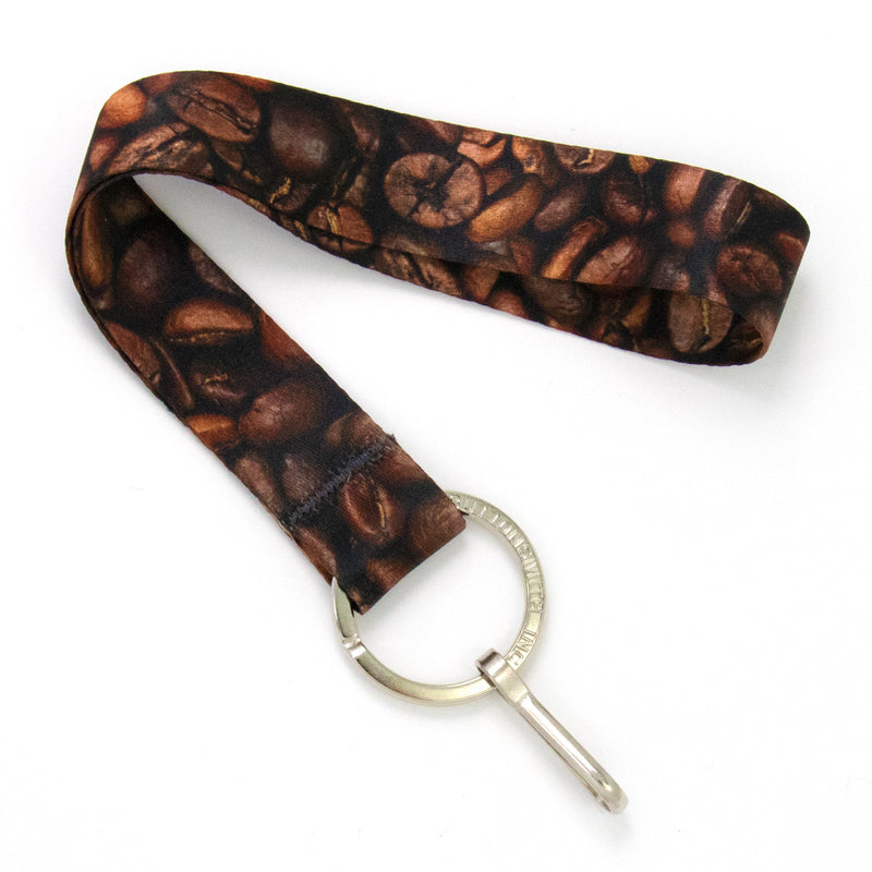 Buttonsmith Coffee Beans Wristlet Lanyard Made in USA - Buttonsmith Inc.