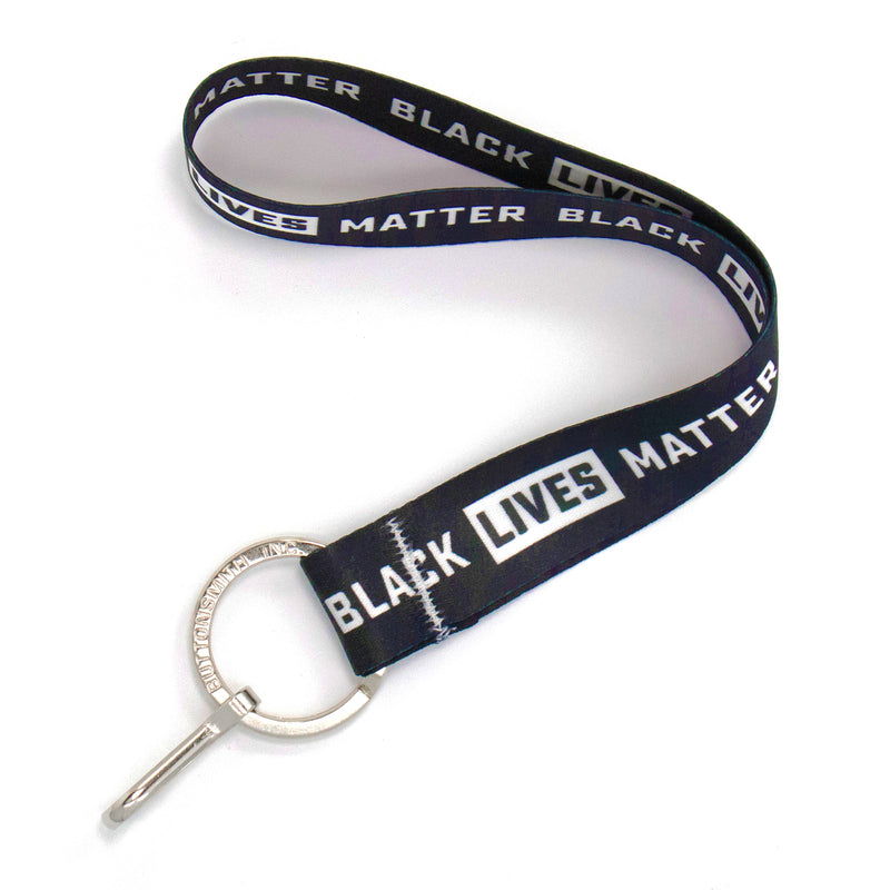 Buttonsmith Black Lives Matter Wristlet Lanyard - Made in USA - Buttonsmith Inc.