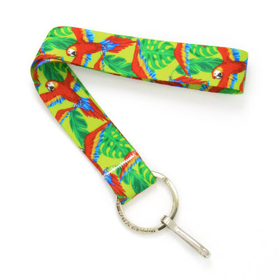 Buttonsmith Scarlet Macaw Wristlet Lanyard Made in USA - Buttonsmith Inc.